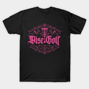 Disc Golf Classic Player Pink T-Shirt